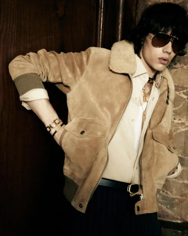 CREPE SATIN SLIM FIT SHIRT online